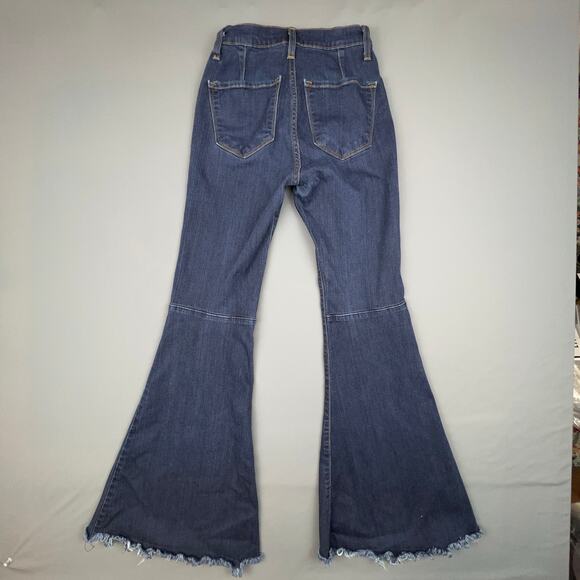 Judy Blue Dark Wash Flare Jeans Size 25 - Picture 2 of 10